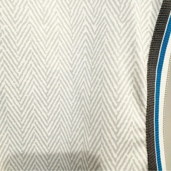 Athleta | Sierra White Herringbone 1/2 Zip Top Thermal Spandex Size Small - Picture 3 of 7